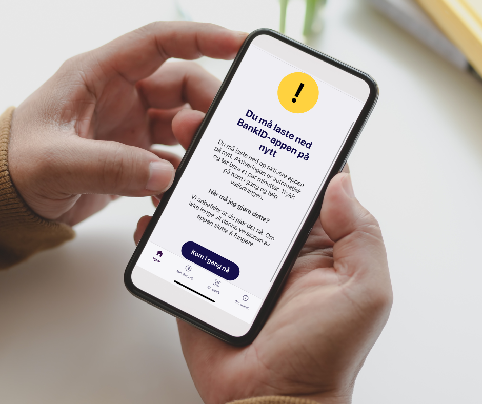 BankID-app Erstatter BankID På Mobil - Lillesands Sparebank